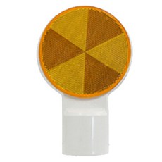 信都產業 ABS 分道引導標示 單面 道路安全用品, 1個, 黃色