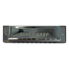 컨저러 동아피엠에스 Blues Harp 미니 하모니카, 실버, 1개