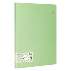 델리 누사인 모던컬러 PP 클리어파일 NS517, 그린, 1개