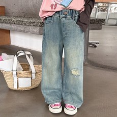 Arbe 兒童 Newz 破損牛仔褲