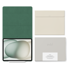 Awesome Design Odd iPad Folio 保護殼, 樹林象牙白