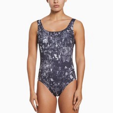 NIKE 耐吉 SWIM 女款 Earth Dye U型美背連身泳衣