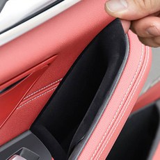 Caever 車門縫隙置物袋組合 原色 前座 + 後座組合, 4套, 黑色