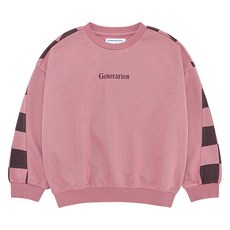 BerryCloset 男童 Generation 格紋寬鬆大學T恤