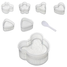 Johnny Free角色飯糰造型模具飯匙組, 單色, 1組