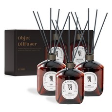 FLORANC Objet 大容量擴香器 500 毫升 x 3 件禮品套裝, Baby Powder, 3瓶