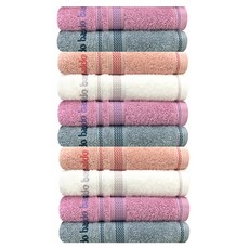 송월타월 아놀드바시니 재이즈40 세면타올 120g 20수 면사, 랜덤 발송, 10개