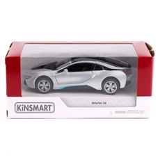 KiNSMAR BMW i8 玩具 KT5379, 銀色, 1個