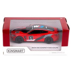 KiNSMART BMW M8 Competition Coupe W KT5425WF 汽車可動玩具, 紅色, 1個