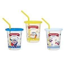 Skater SIH3ST 吸管杯 3件組 任天堂, 混合色, 1套, 320ml