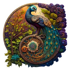 J&K商店 立體動物藝術畫拼圖, M147A4, 180件, 1個