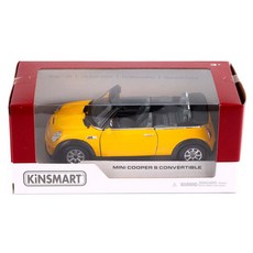 KiNSMAR 迷你車 Cooper S 敞篷車 KT5089, 黃色, 1個