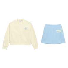 NEPA KIDS 女童 Cheer Up 大學T + 短裙套裝