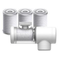 DURI 極致過濾洗臉盆水龍頭 + 3入濾芯 高級款套組, 1個