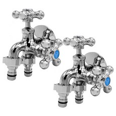 多用途雙出口冷水水龍頭, 2個