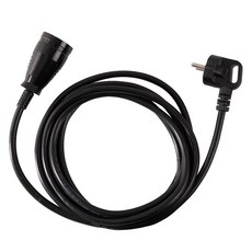 Sweet Home 1 個大容量延長線多接頭, 3m, 黑色, 1個