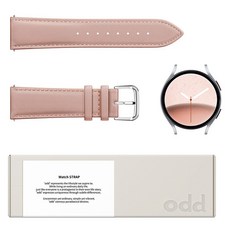 Awesome Design Galaxy Watch Ode 手工牛皮錶帶 20mm, 淡粉色