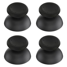 SPACE SHIELD Xbox 360 控制器相容 遊戲控制器維修零件 類比搖桿, 4個, 單一商品, 黑色