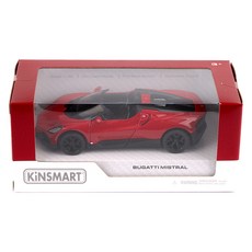 KiNSMAR 布加迪 Mistral 汽車可動玩具 KT5460, 紅色, 1個
