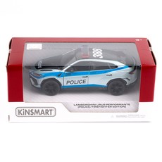 KiNSMAR Lamborghini Urus Performante 警車迷你車 KT5447PR, 銀色, 1個