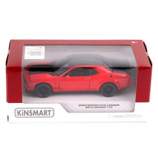 KiNSMAR 2023 道奇挑戰者 SRT Demon 170 迷你車 KT5461, 紅色, 1個