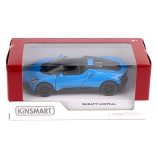 KiNSMART 布加迪 Mistral KT5460 汽車可動玩具, 藍色, 1個
