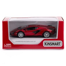 KiNSMAR 藍寶堅尼 Sián FKP37 汽車可動玩具 KT5431, 紅色