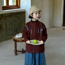 Arbe 女童餅乾款開襟衫