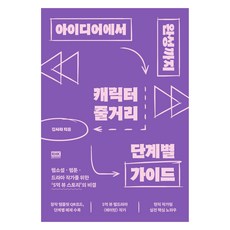 아이디어에서 완성까지 캐릭터 줄거리 단계별 가이드, 알에이치코리아, 김사라