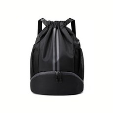 休閒健身後背包, 1個, 黑色