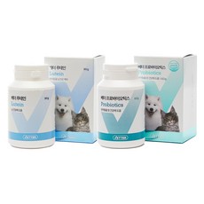 베터 반려동물 파우더 영양제 프로바이오틱스 60g + 루테인 90g, 장건강/유산균, 1세트
