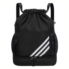 健身後背包, 黑色, 1個