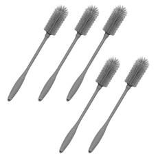 Eva矽膠瓶刷, 灰色, 5個