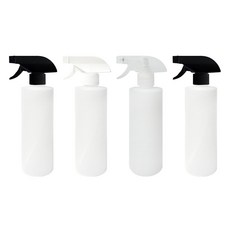 World Clean 不透明噴霧器 500ml x 4入組, 黑色, 黑色, 白色, 透明, 1套