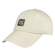 볼빅 남성용 스퀘어로고 골프모자, 아이보리, 1개