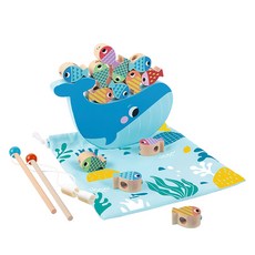 TOOKY TOY 拓客 多功能磁鐵釣魚遊戲組, 混合顏色, 1個