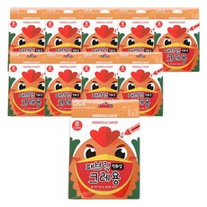 minhwashop 織物蠟筆 UDPAT0051, 8色, 10套