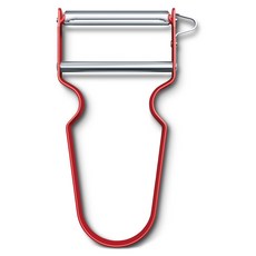 VICTORINOX 瑞士維氏 不鏽鋼Rex削皮器 6.090, 紅色(6.0900.1), 1個