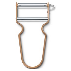 VICTORINOX 瑞士維氏 不鏽鋼Rex削皮器 6.090, 肉桂色(6.0900.12), 1個