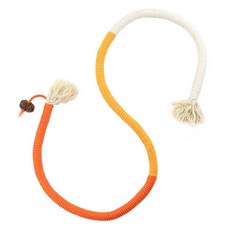 curiouspet 貓咪磨牙繩玩具, 1個, 橘色