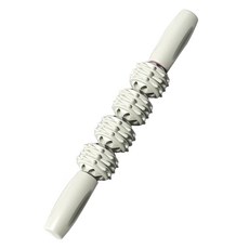 瑜珈滾輪按摩棒 4輪款 白色, 1個