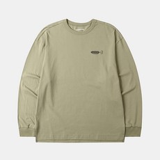 네파 남녀공용 통기성 플롯 그래픽 롱 슬리프 면 티셔츠 FJE5353