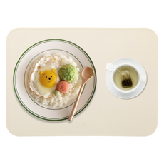 디아르 플래티넘 실리콘 방수 식탁매트 스탠다드, 아이보리, 40.2 x 28.8 cm, 1개