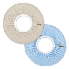 마니또 샴푸캡 2종 세트, 블루 + 베이지, 1개