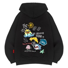 L.LAMO 3H 太陽冰淇淋連帽T恤