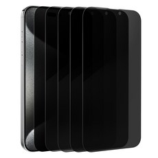 하이온 P사생활보호 강화유리 휴대폰 보호필름 5p 세트, 1세트