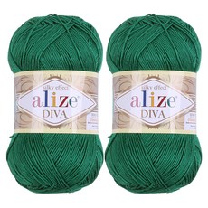 Mamanit Diva 編織線, 2個, 0893 綠色