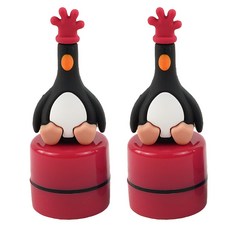 3500 超級無敵掌門狗人物郵票, 紅色 + 黑色, 2個