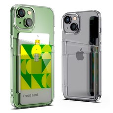 구스페리 하이브리드 듀얼 카드포켓 젤리 휴대폰 케이스