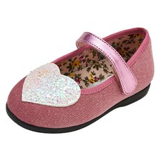 Bimbo Bimba 女童愛心亮面平底鞋